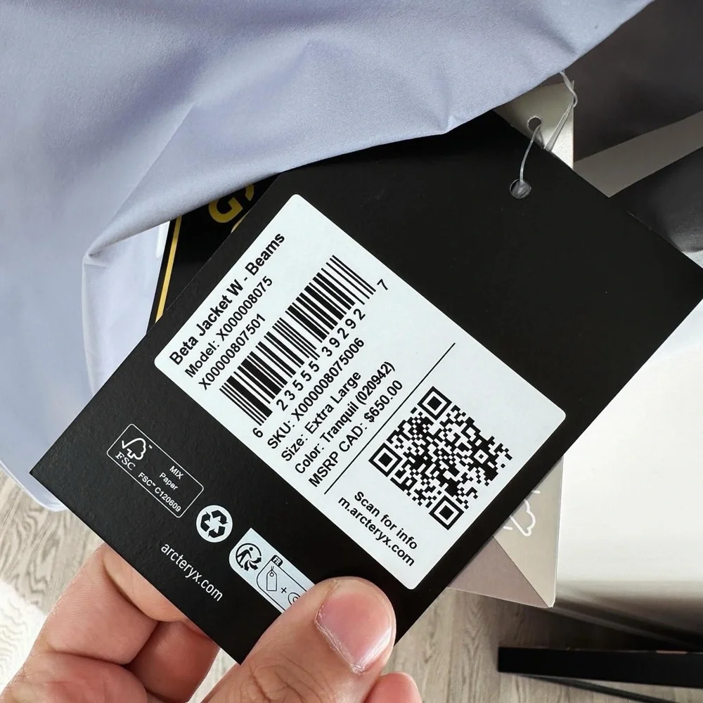 Brand New Arc’teryx Beta Jacket W Beams GORE-TEX - Size XL - Picture 6 of 9